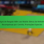 Códigos de Resgate NBA Live Mobile: Bónus de Referência, Recompensas por Convite, Promoções Especiais