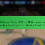Códigos de Resgate NBA Live Mobile: Marcos da Comunidade, Envolvimento do Utilizador, Itens Exclusivos