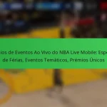 Prémios de Eventos Ao Vivo do NBA Live Mobile: Especiais de Férias, Eventos Temáticos, Prémios Únicos